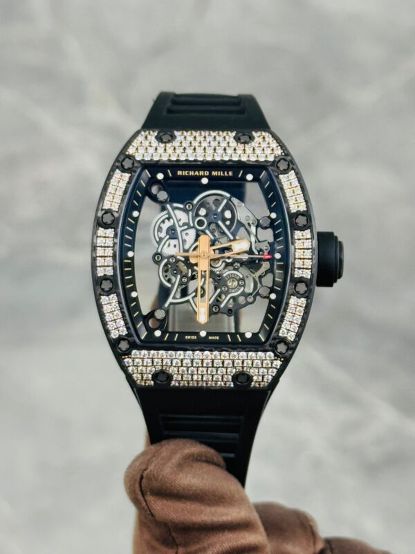 Richard Mille RM 055 Bubba Black NTPT with Diamonds 2022 Full Set