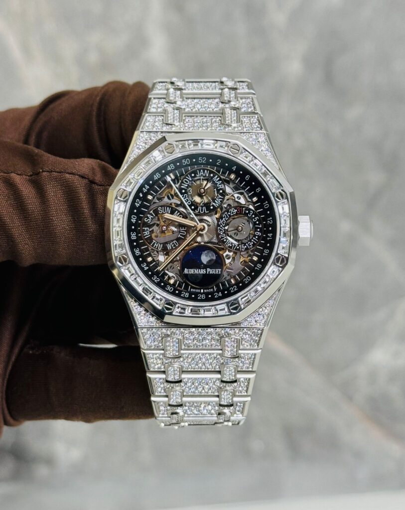 Audemars Piguet Royal Oak Perpetual Calendar 41mm White Gold/Damonds 26625BC