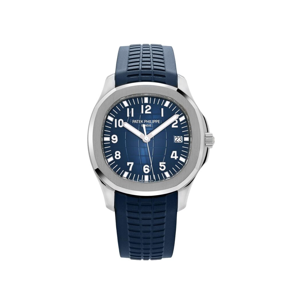 Patek Philippe Aquanaut 5168G-001 White Gold Blue Dial