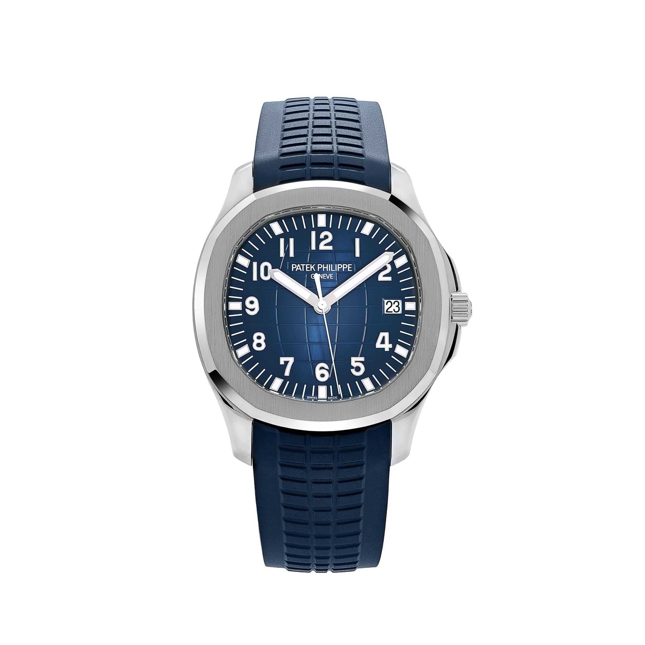 Patek Philippe Aquanaut 5168G-001 White Gold Blue Dial