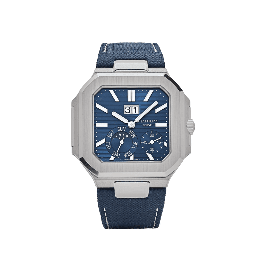 Patek Philippe Cubitus 5822P-001 Platinum Blue Dial Moon Phase