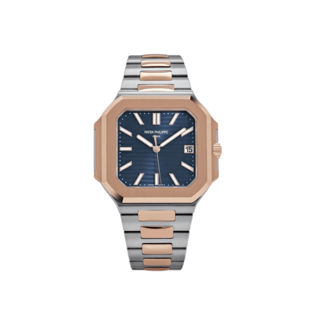 Patek Philippe Cubitus 5821/1AR-001 Stainless Steel Rose Gold Blue Dial