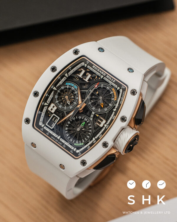 Richard Mille RM 72-01 WHITE CREAMIC 2023 NEW FULL SET. - Image 4