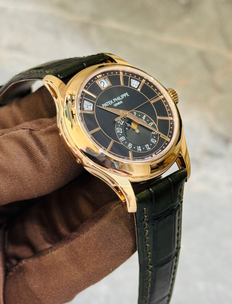 Patek Philippe Complications 5205R-010 Annual Calendar Rose Gold Black Dial