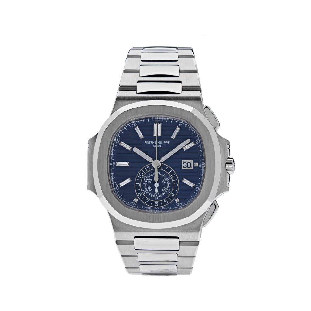 Patek Philippe Nautilus 5976/1G-001 ’40th Anniversary’ Chronograph White Gold Blue Diamond Dial Limited Edition