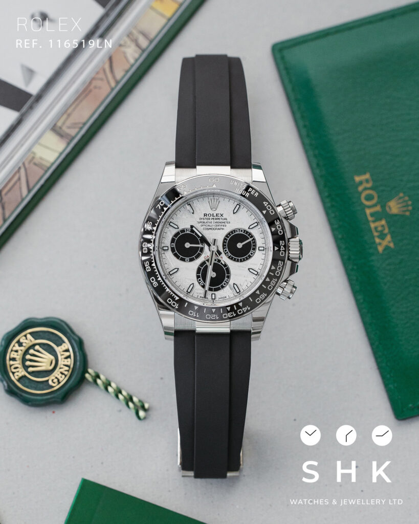 Rolex Daytona 116519LN White Gold Meteorite Dial