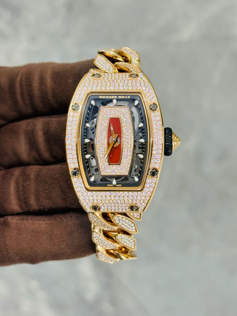 Richard Mille RM 07-01 ‘Ladies’ Rose Gold Diamond Set Jasper Dial