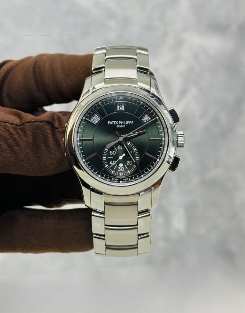 Patek Philippe Complications 5905/1A-001 Annual Calendar Flyback Chronograph Green Dial
