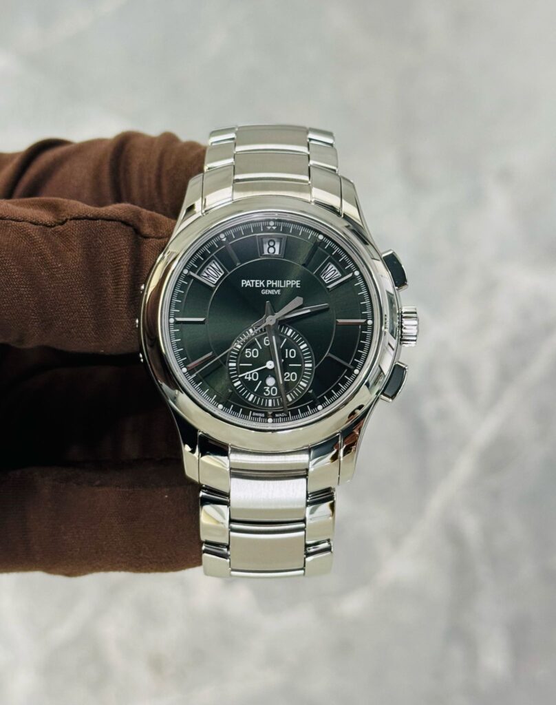 Patek Philippe Complications 5905/1A-001 Annual Calendar Flyback Chronograph Green Dial