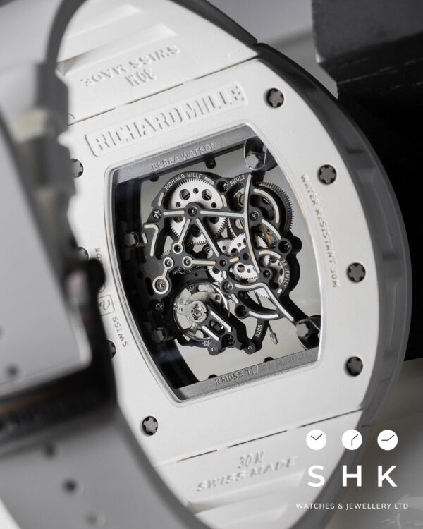 Richard Mille RM 055 WHITE BUBBA 2020 LIKE NEW FULL SET - Image 4