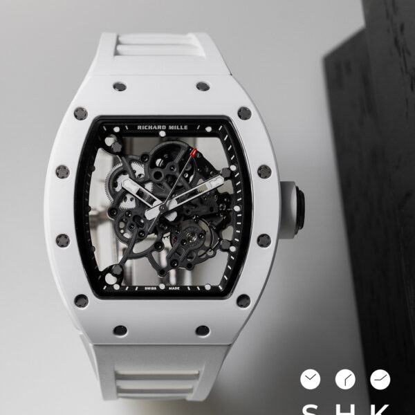 Richard Mille RM 055 WHITE BUBBA 2020 LIKE NEW FULL SET