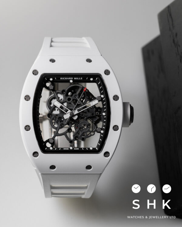 Richard Mille RM 055 WHITE BUBBA 2020 LIKE NEW FULL SET