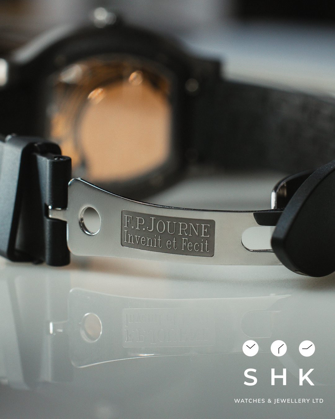 F.P.Journe Élégante 48 Ref. ELHT Titalyt Luminescent White Dial - Image 11