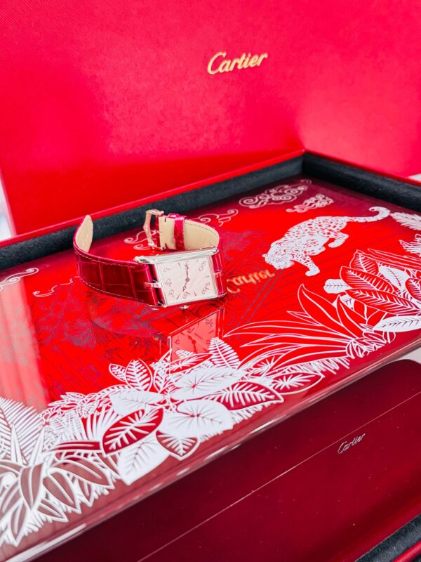 CARTIER TANK ASYMETRIQUE PLATINUM LTD 55 - Image 3