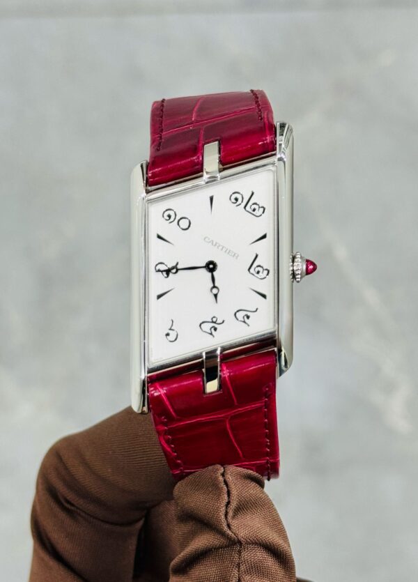 CARTIER TANK ASYMETRIQUE PLATINUM LTD 55