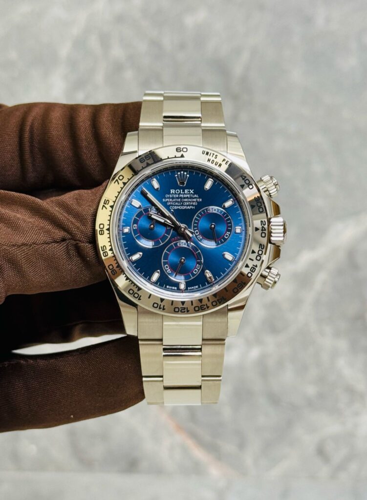 Rolex Daytona 116509 White Gold Blue Dial