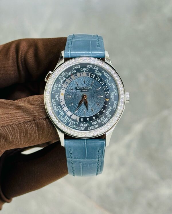 PATEK PHILIPPE PP 7130G” LADIES WATCH WORLD TIME NEW FULL SET - Image 9