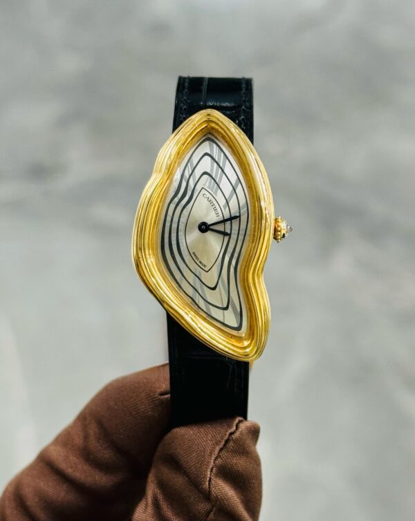 CARTIER CRASH 4127 YG LTD 50 USED