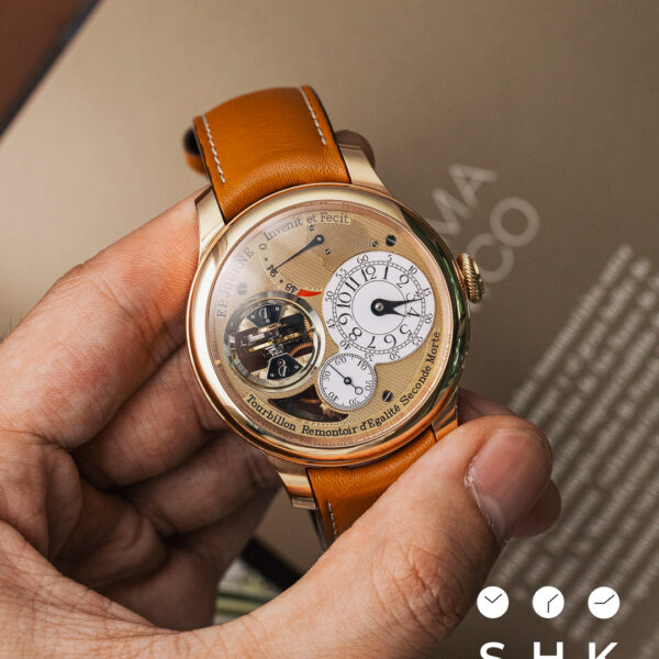 F.P JOURNE TOURBILIION SOUVERAIN VERTICAL RG 42MM