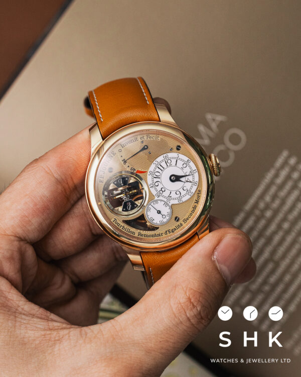 F.P JOURNE TOURBILIION SOUVERAIN VERTICAL RG 42MM