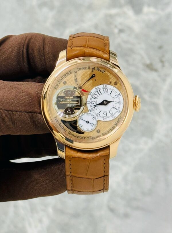F.P JOURNE TOURBILIION SOUVERAIN VERTICAL RG 42MM