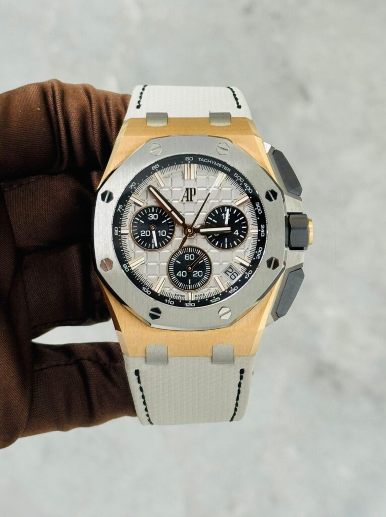 Audemars Piguet Royal Oak Offshore 26420OI Chronograph Rose Gold Grey Dial