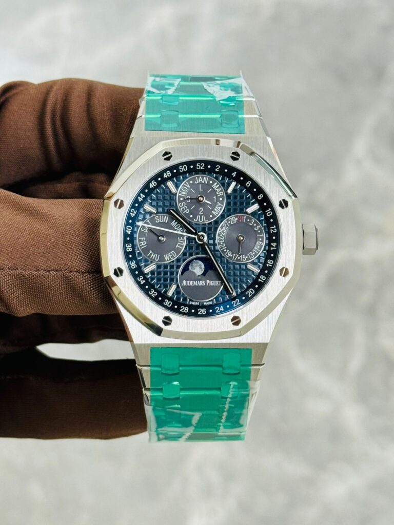 Audemars Piguet Royal Oak Perpetual Calendar “United States” Titanium Blue Dial 26574TI