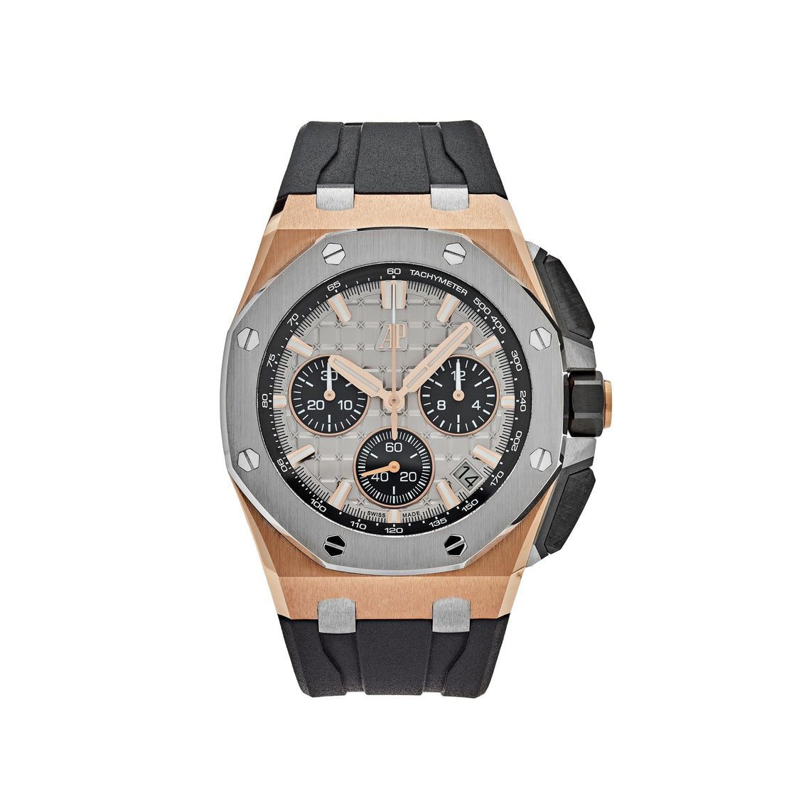 Audemars Piguet Royal Oak Offshore 26420OI Chronograph Rose Gold Grey Dial