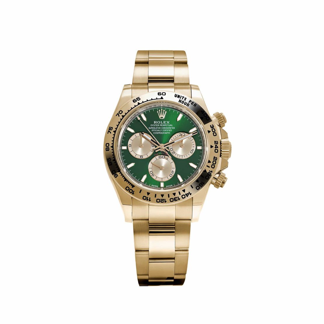 Rolex Daytona 126508 'John Mayer 2.0' Yellow Gold Bright Green and Golden Dial