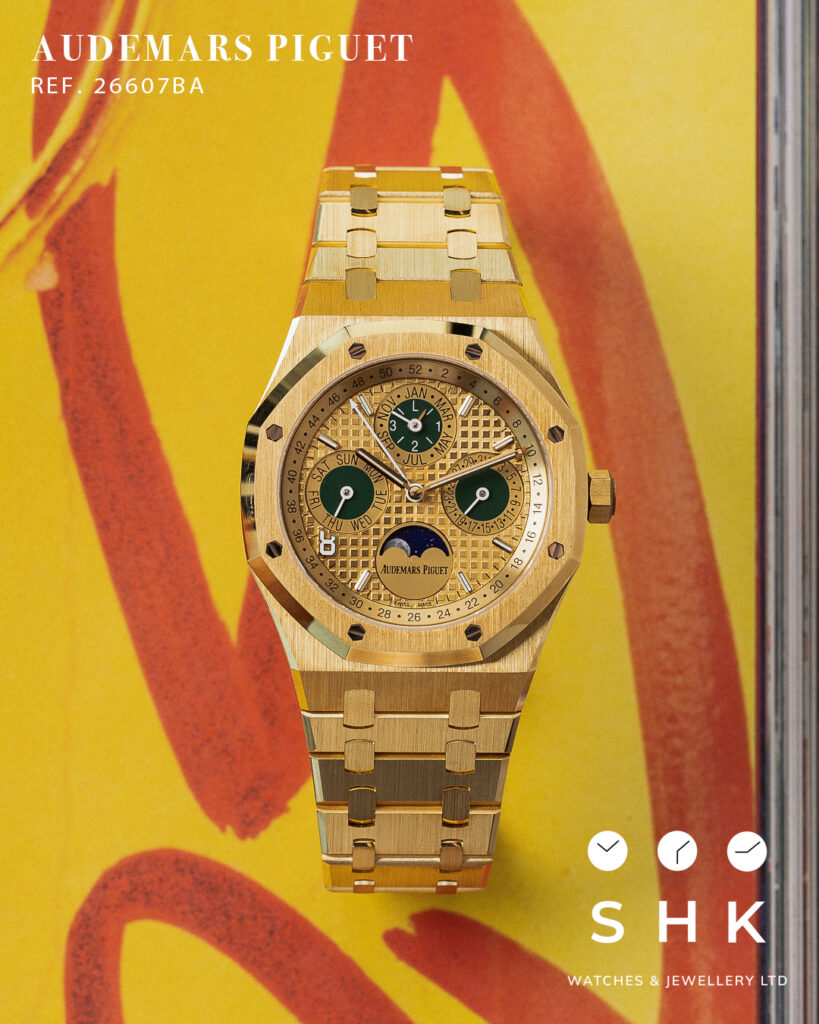 Audemars Piguet Royal Oak Perpetual Calendar Singapore Yellow Gold 26607BA