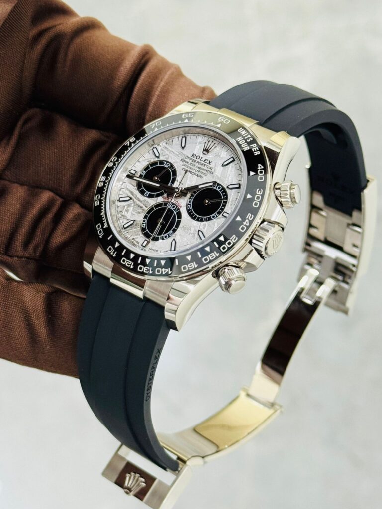 Rolex Daytona 126519LN White Gold Meteorite Dial Oysterflex