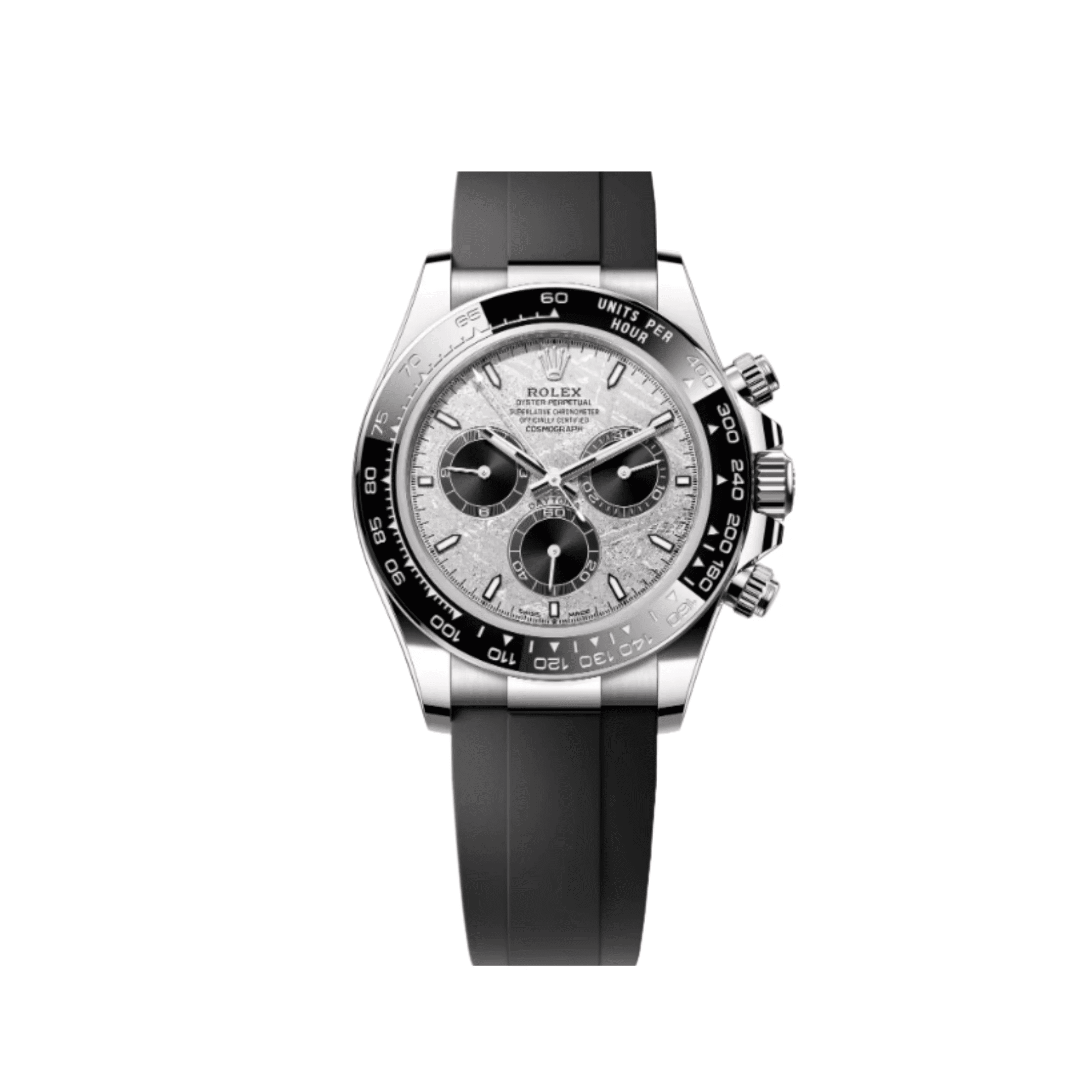 Rolex Daytona 126519LN White Gold Meteorite Dial Oysterflex