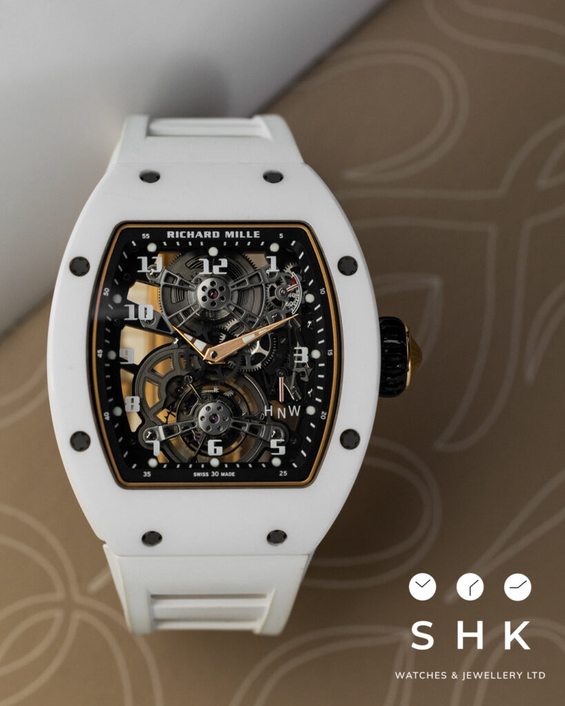 Richard Mille RM 17-01 White Ceramic Rose Gold Manual Wind Tourbillon