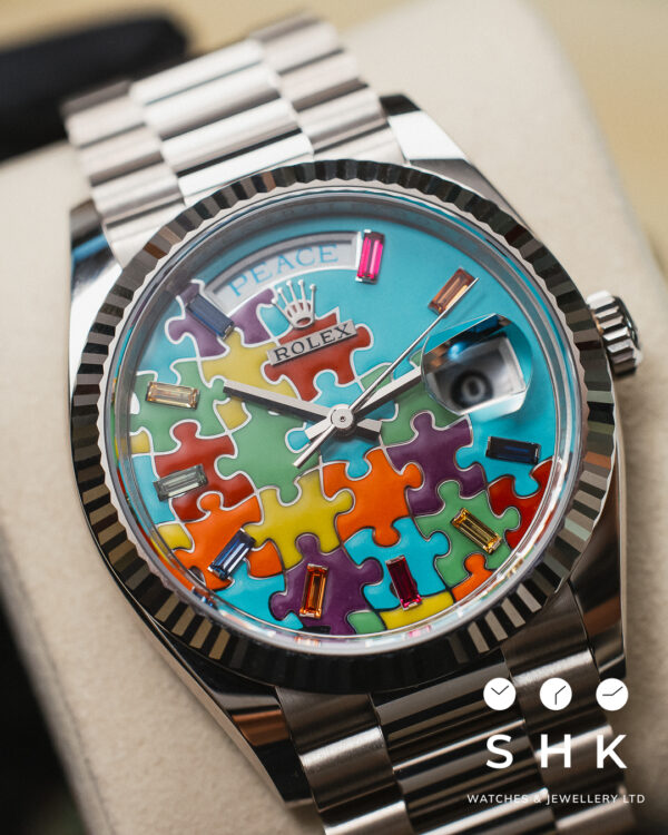 ROLEX PUZZLE WHITE GOLD 128239 - 2025 BRAND NEW. FULL SET! - Image 5