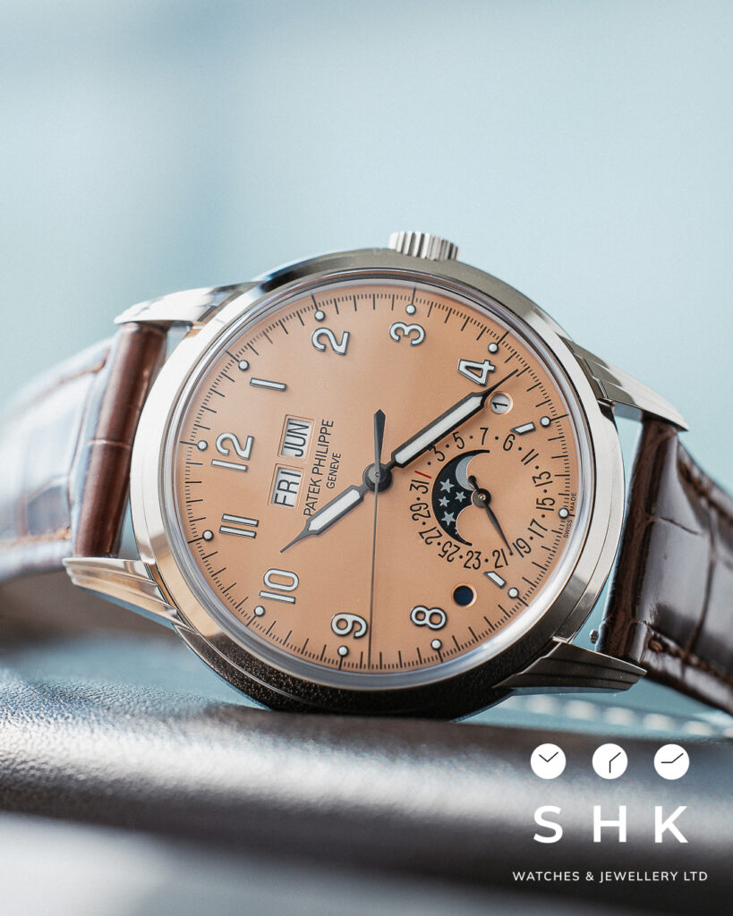 Patek Phillipe Grand Complications 5320G-011 Perpetual Calendar White Gold Salmon Dial