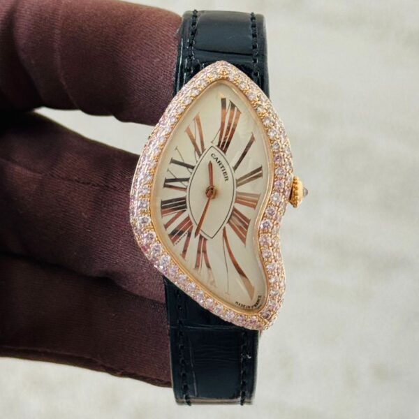 CARTIER CRASH 2463 PINK DIAMONDS