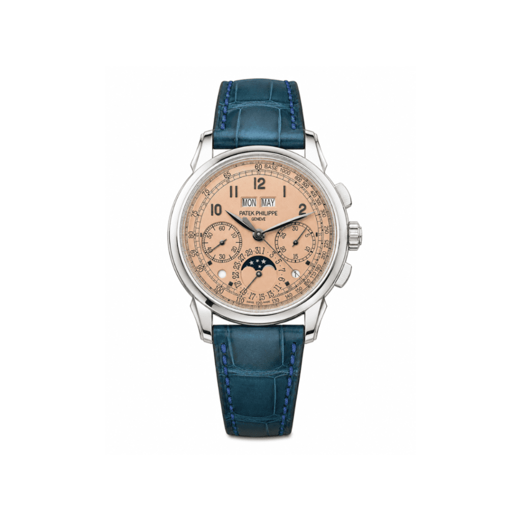 Patek Philippe Grand Complications 5270P-001 Perpetual Calendar Chronograph Platinum Salmon Dial