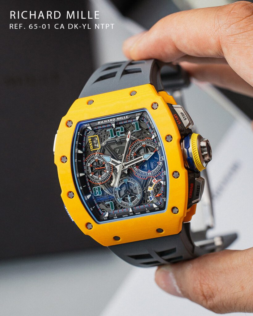 Richard Mille RM 65-01 Automatic Split-Seconds Chronograph Dark Yellow Quartz TPT Limited Edition of 120