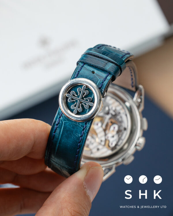 PATEK PHILIPPE PP 5270P_001 BLUE STRAP SALMON GOOD CONDITION 2021 - Image 12