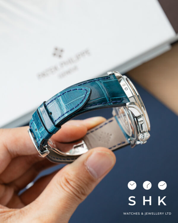 PATEK PHILIPPE PP 5270P_001 BLUE STRAP SALMON GOOD CONDITION 2021 - Image 6