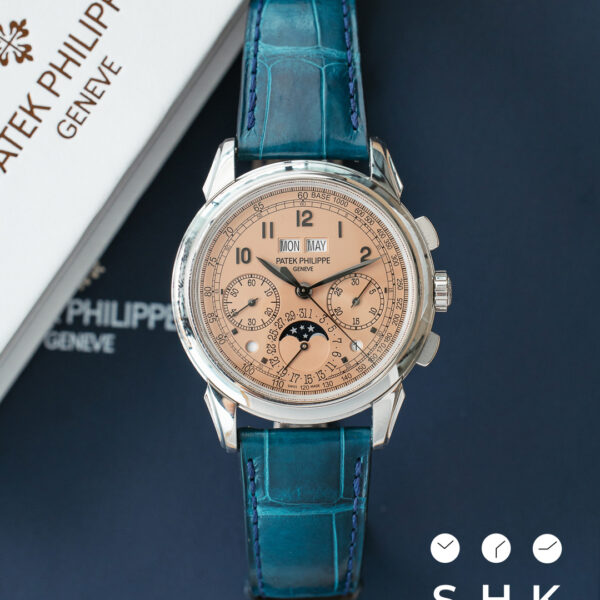 PATEK PHILIPPE PP 5270P_001 BLUE STRAP SALMON GOOD CONDITION 2021