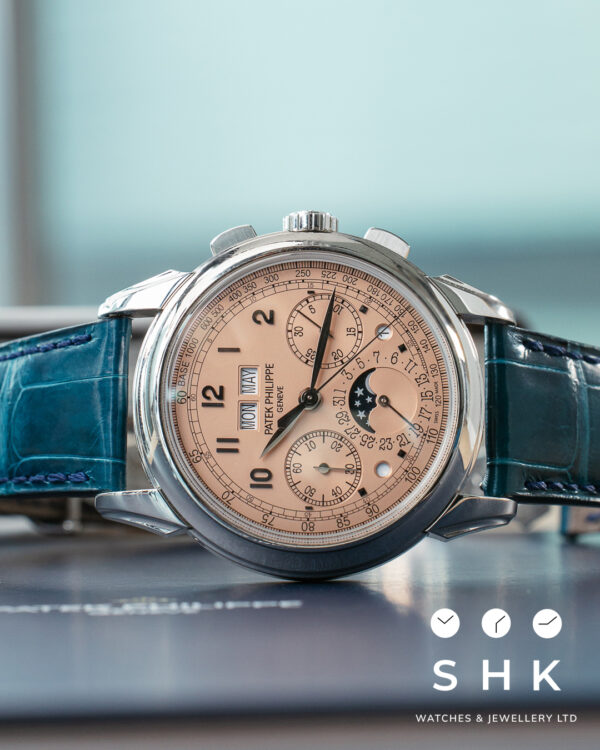 PATEK PHILIPPE PP 5270P_001 BLUE STRAP SALMON GOOD CONDITION 2021 - Image 9