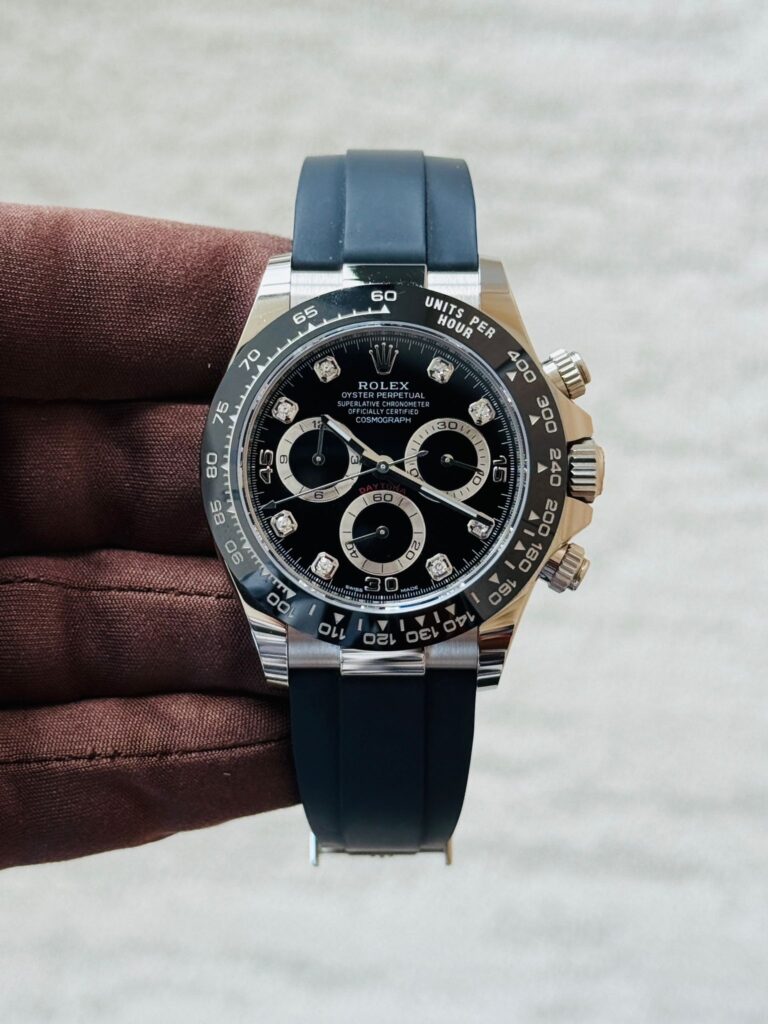 Rolex Daytona 116519LN ‘Ghost’ White Gold Steel and Bright Black Dial