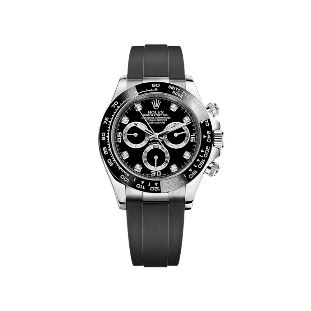 Rolex Daytona 116519LN ‘Ghost’ White Gold Steel and Bright Black Dial