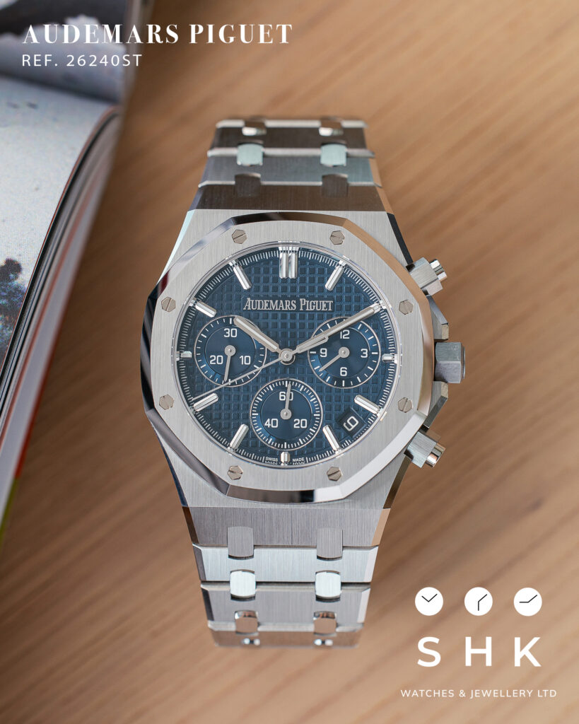 Audemars Piguet Royal Oak 26240ST Selfwinding Chronograph Steel Blue Dial