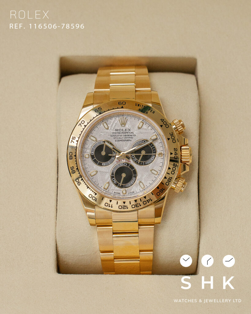 Rolex Daytona 116508 Yellow Gold Meteorite Dial