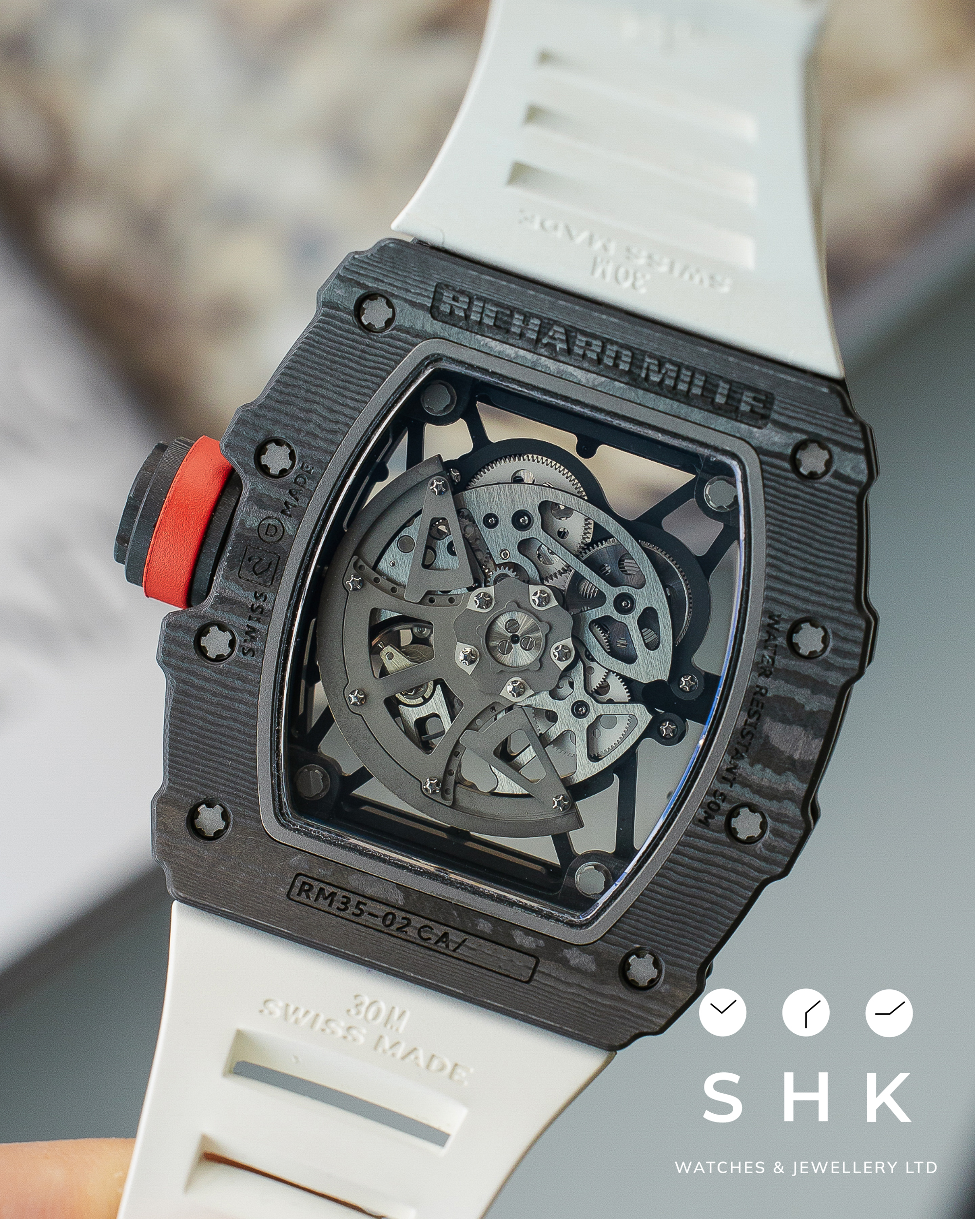 Richard Mille RM 35-02 RAFEAL NADAL WHITE STRAP - Image 3