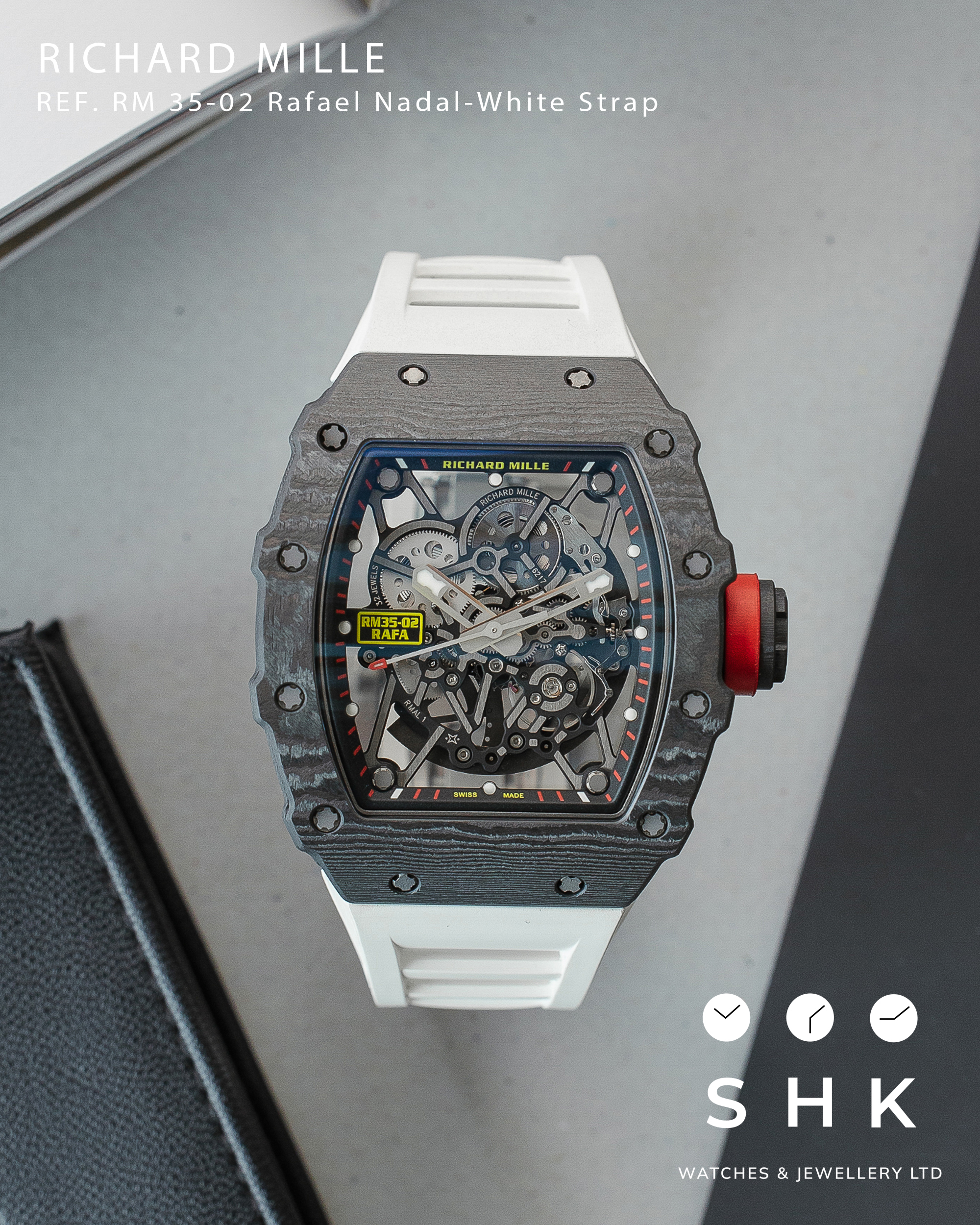 Richard Mille RM 35-02 RAFEAL NADAL WHITE STRAP