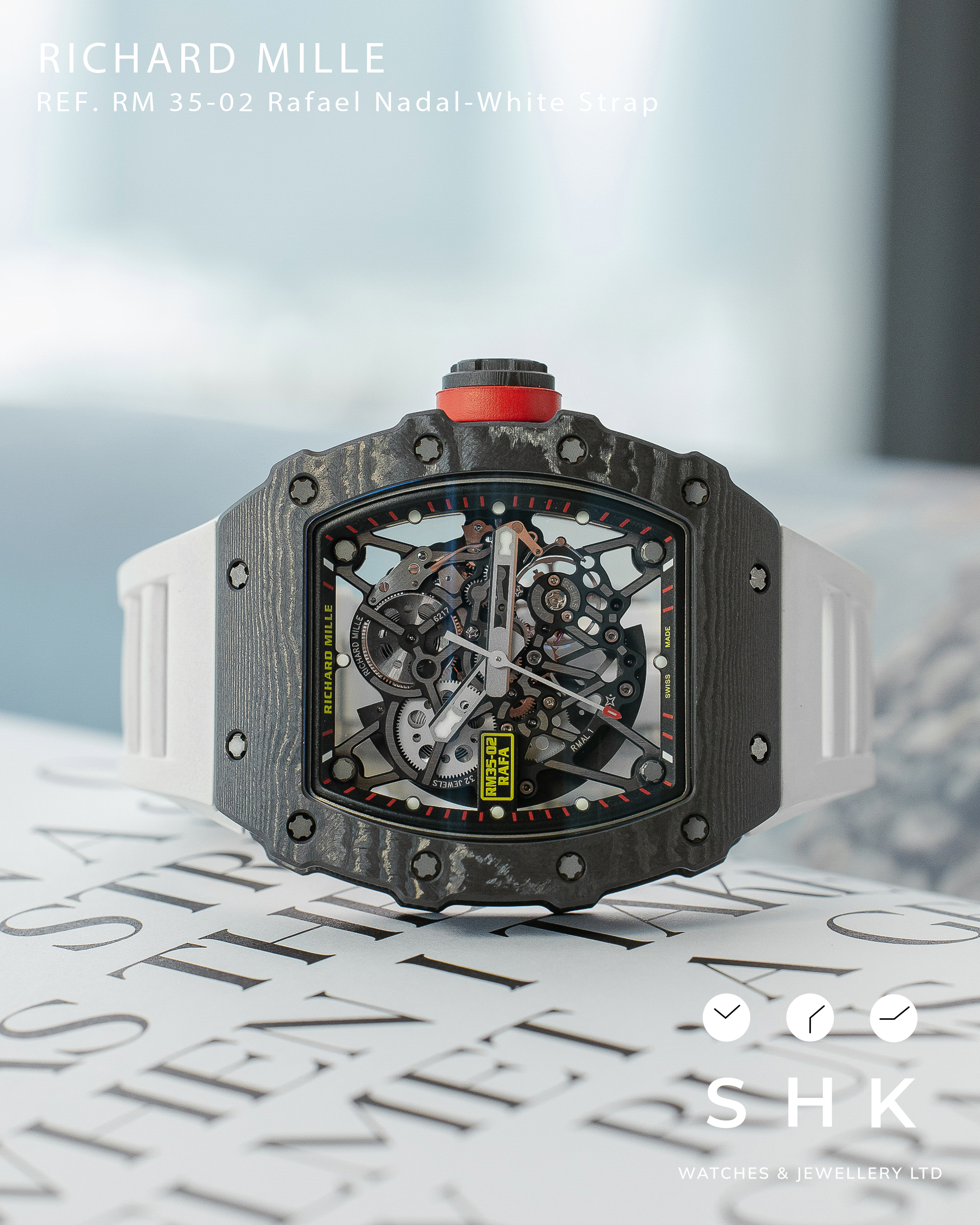 Richard Mille RM 35-02 RAFEAL NADAL WHITE STRAP - Image 8