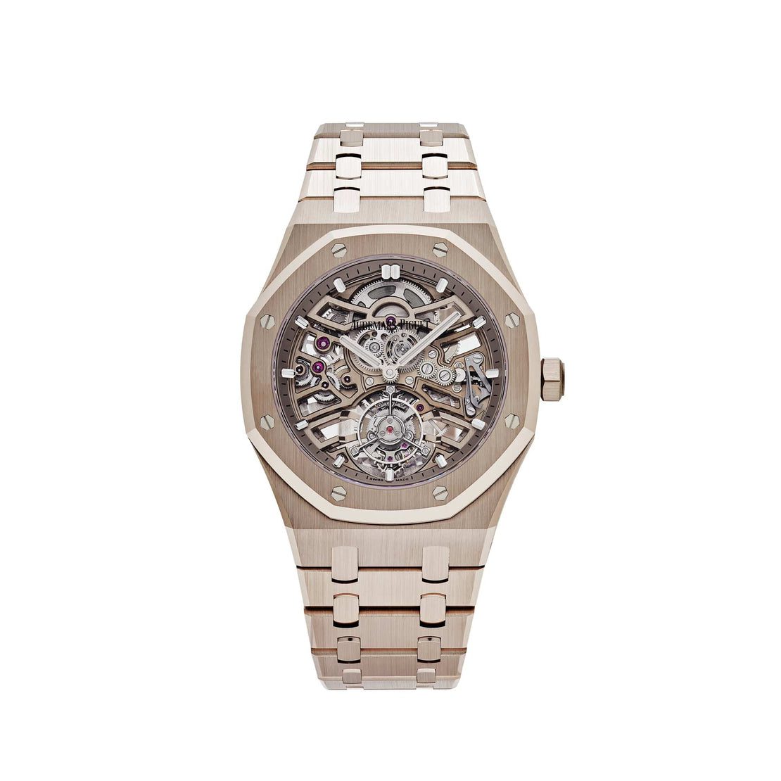 Audemars Piguet Royal Oak 26735SG Selfwinding Flying Tourbillon Openworked Sand Gold